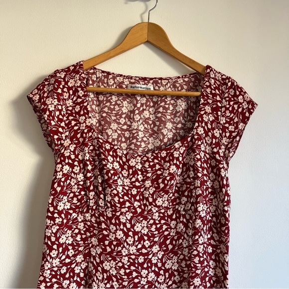 Reformation Olencia Dress in Flower Girl - Picture 6 of 16